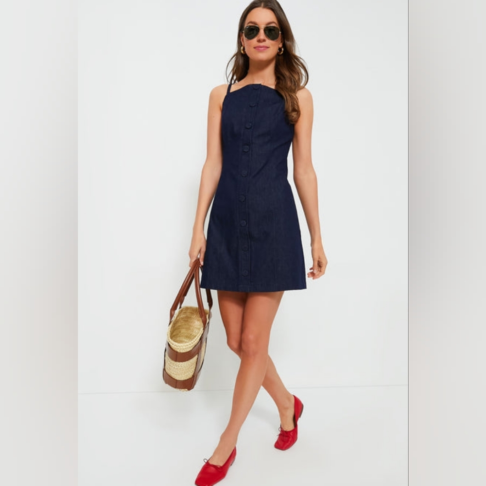Tuckernuck Denim Lilliana Mini Dress Size Large